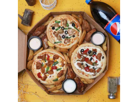 Caesar's Pizza Fam Box 1 For Rs.1899/-
